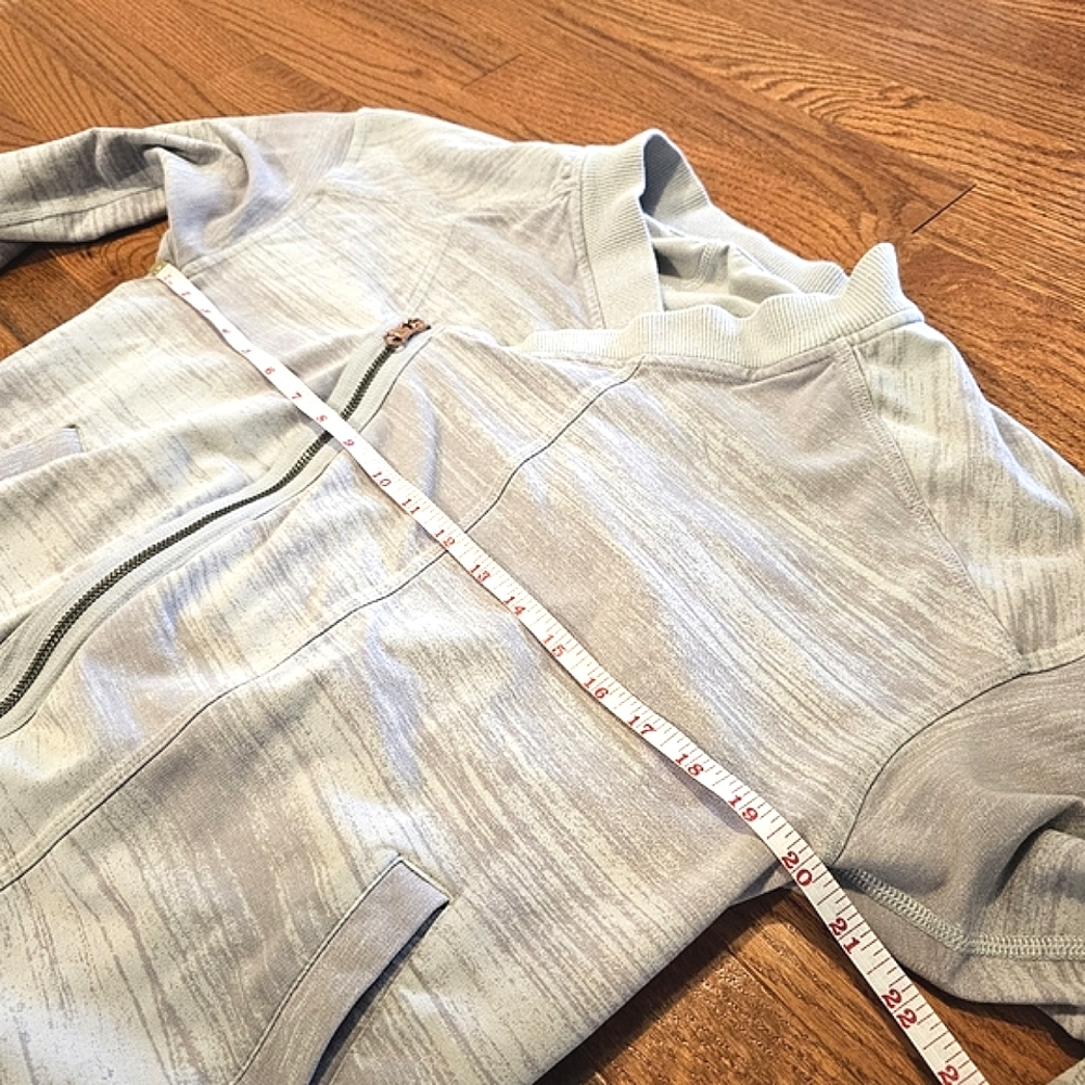 Lululemon Mula Asymmetrical Bundle Wrap Moto Jacket Zip Up Sweatshirt - Size M - Picture 16 of 16